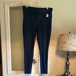 Spanx Dark Blue Jeggings (XL)